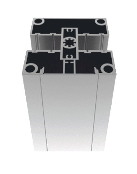 80x80-as alumínium oszlop készlet és kupak - 7000mm N
