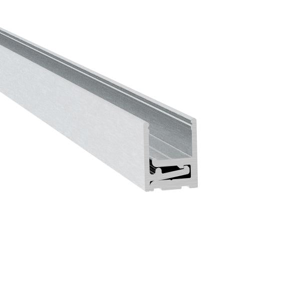 Alumín. U profill üveg válaszfalhoz-23x23mm, L3000