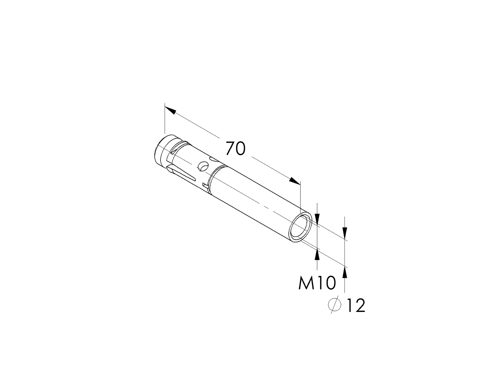 Horgony nehéz terhelésekhez, acél FAZ-IG M10