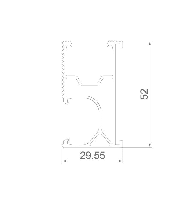 Szerelősín R52-2200mm