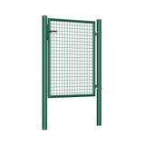 Bránka 1kr. ROUND ZnPVC 1000x1200mm, D75mm, zelená