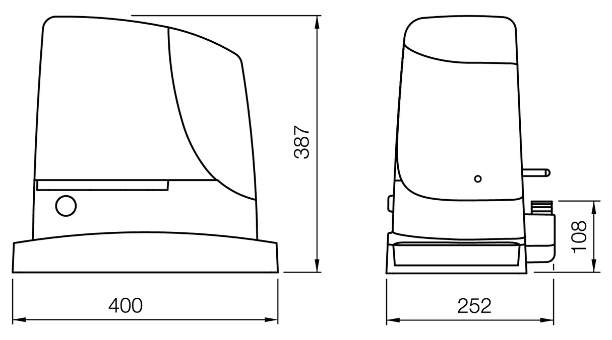 Auto. motor 2500kg-ig