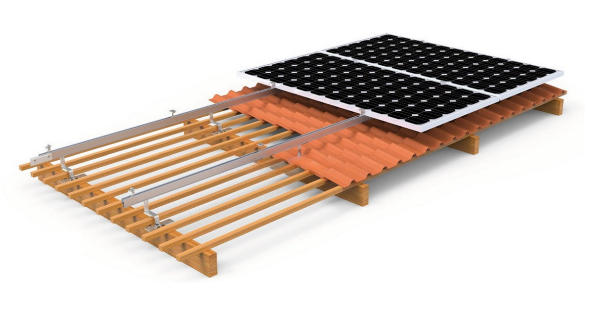 Szerelő szett - 4 panel ferde cseréptetőre