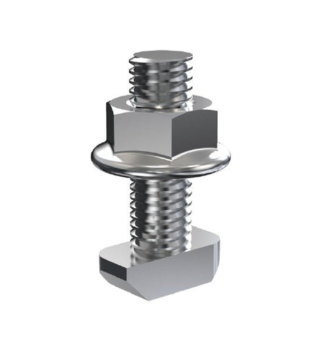 Csavar és alátét alumínium profilokhoz