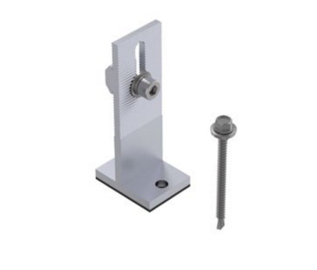 L-sarokelem hullám-, vagy trapézlemezhez