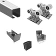 Cantilever gate set up 5,5m Zn, NYLON, 78x78mm
