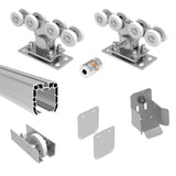 Alumínium úszókapu szett 4m-ig, 90x99mm