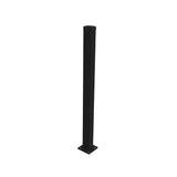 Oszlop 60x40mm talppal ZnPVC 1800mm fekete matt