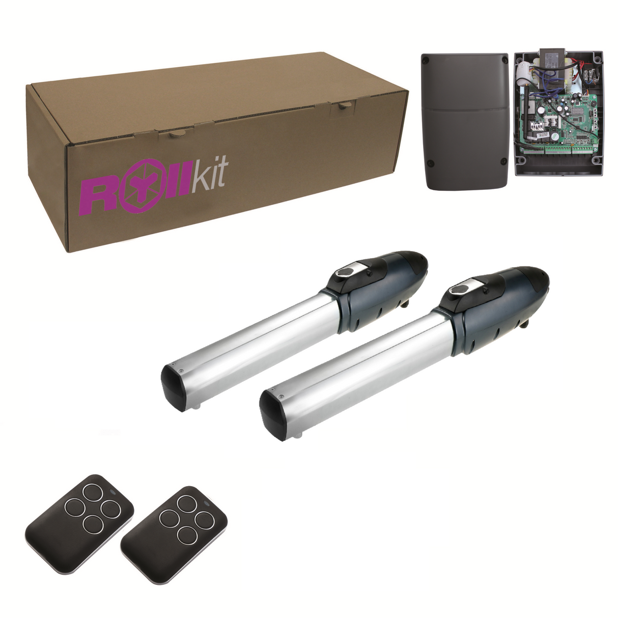 ROLLKIT kétszárnyú  automatakapu szett 4m/200kg