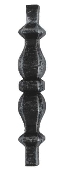 Kovácsoltpálca-elem 14x14, h140, b25mm