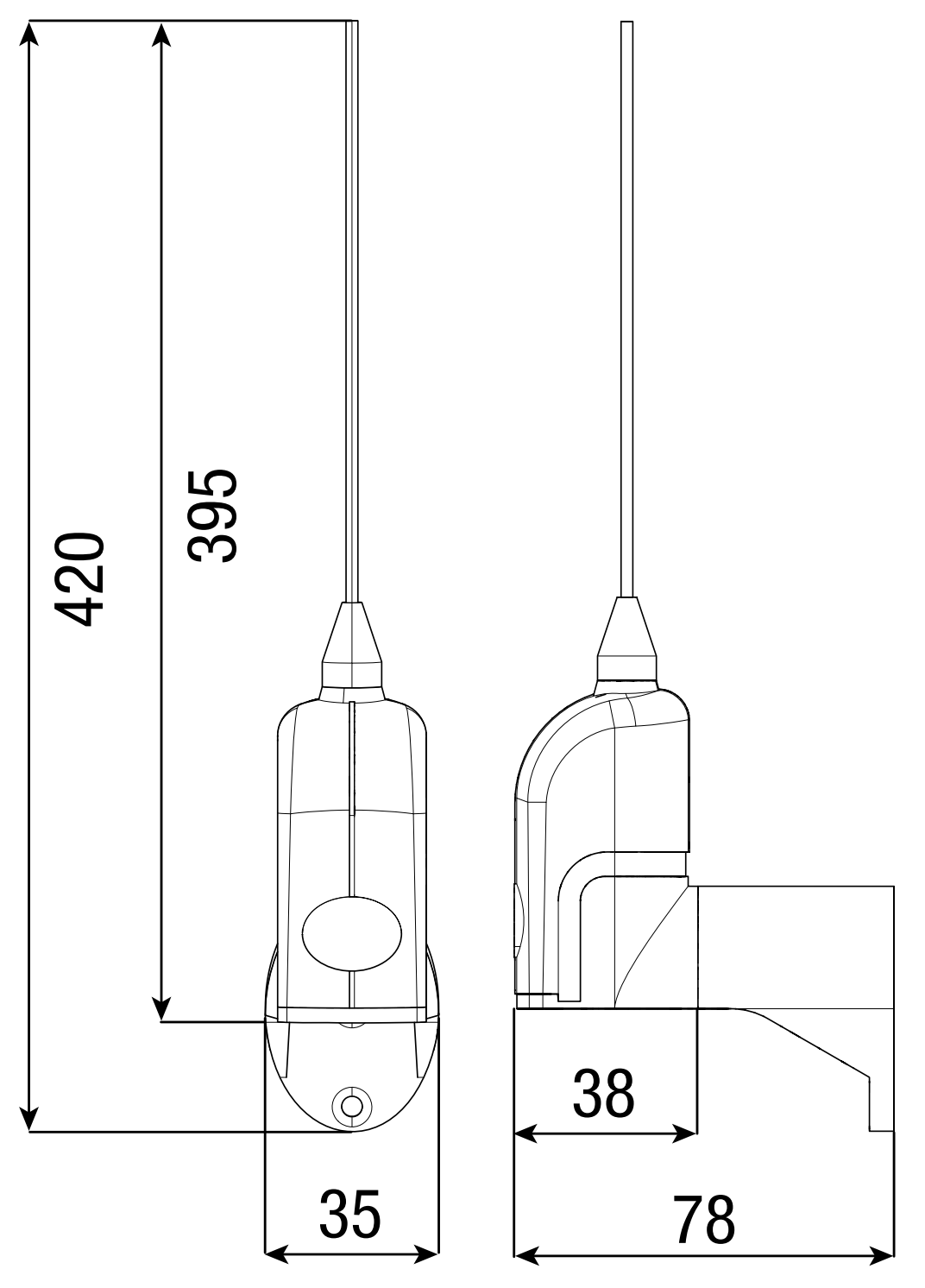 Jelerősítő antenna 868 Mhz rádióvevőhőz 868 MHz