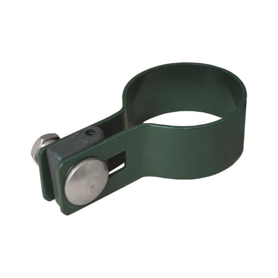 Objímka koncová na stĺpik ZnPVC D48mm zelená