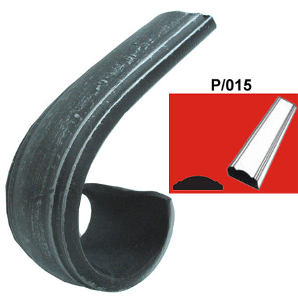 Kovácsolt korlátvég 60x100, P/015, 40x11mm