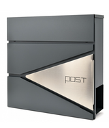 Postaláda, Zn + rozsdamentes, 370x370x100mm