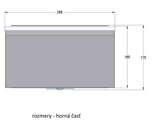 Built-in Mailbox with Stainless Steel Front Panel, Anthracite