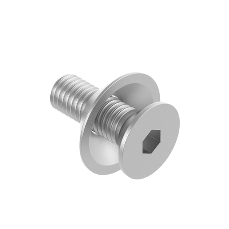 Kúpos csavar+kúp. alátét, M8, AISI316, SW=T40