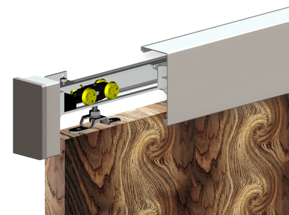 Toloóajtó vasalat garnitúra-vezetőprofilban 60kg