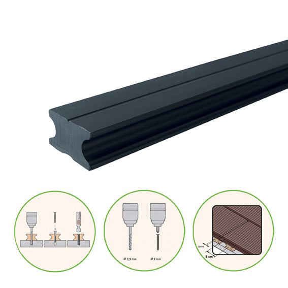 WPS téglalap tömör párnafa 40x28x4000mm