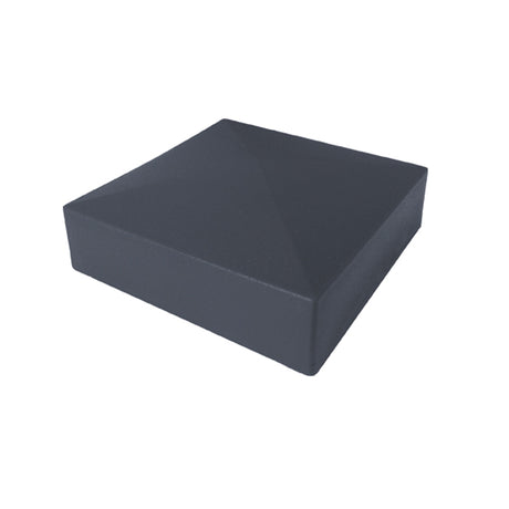 Végzáró, alumínium, antracit, 70x70mm