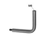 Falikapaszkodóhoz hajlított szár AISI304, d12, M6,