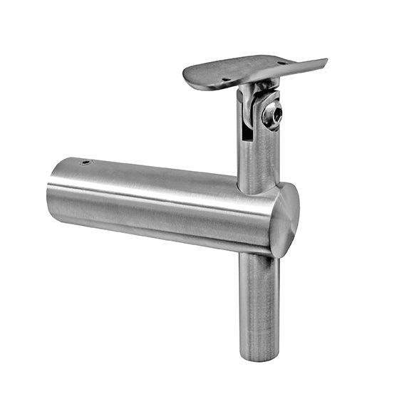 Rozsdamentes kapaszkodótartó AISI304, flat/42,4, b