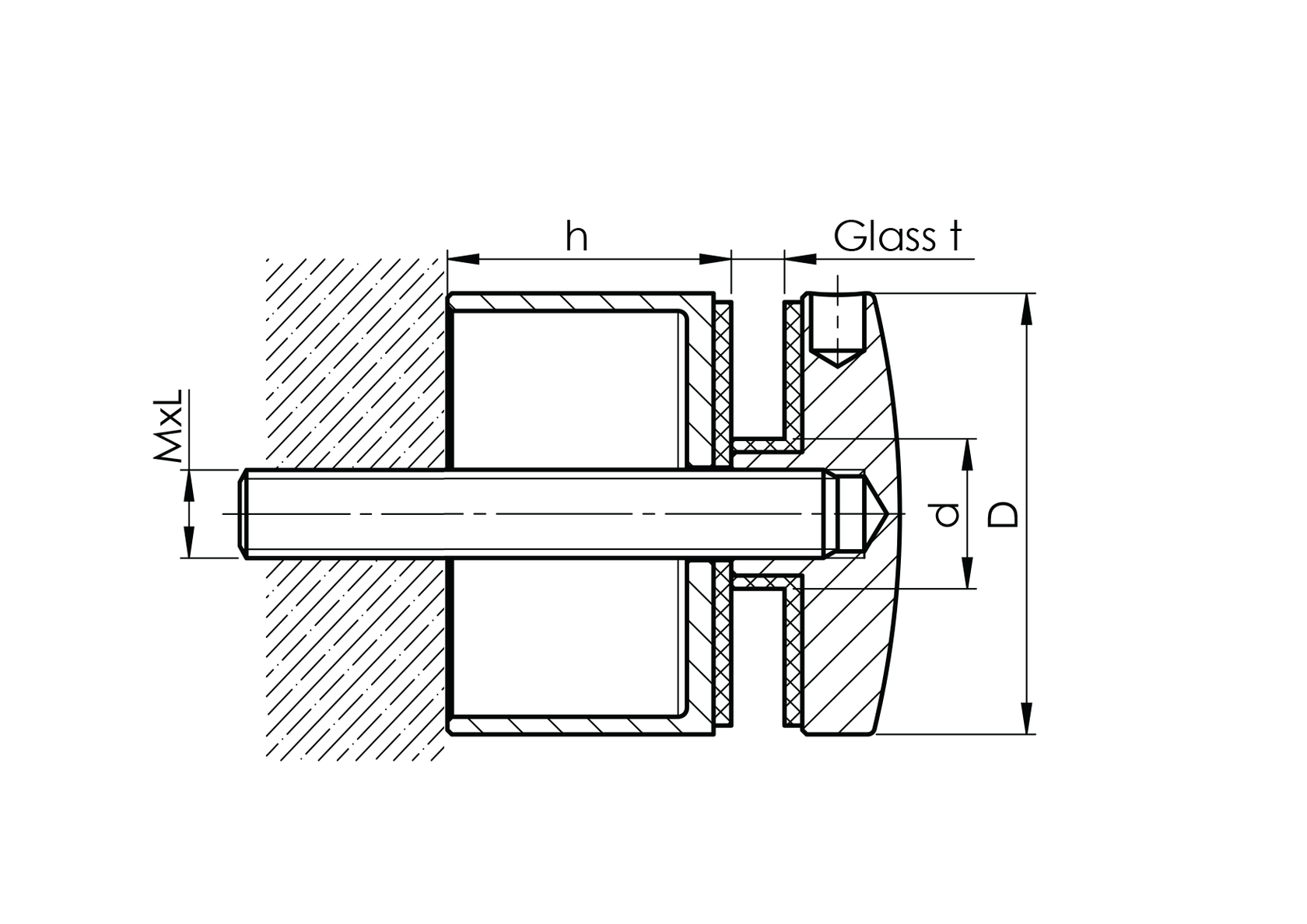 Falra szerelhető üvegtartó