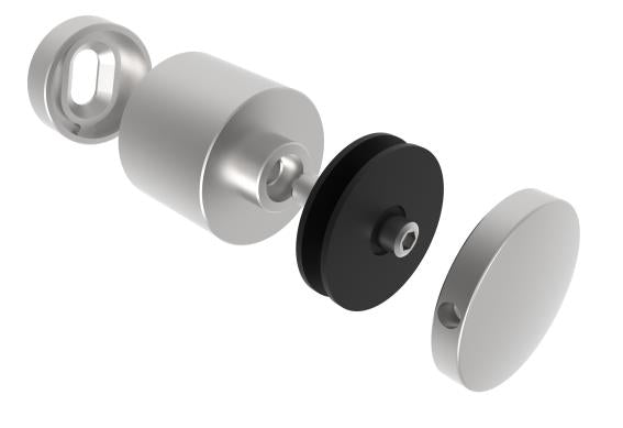 Falra szerelhető üvegtartó