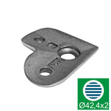 Kapaszkodósarokhoz támaszlemez