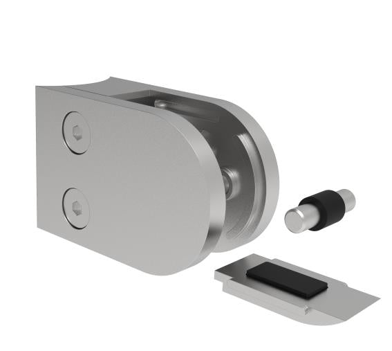 Alumíniumötvözet üvegtámpontmegfogó-köroszlopra