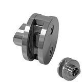 Rozsdamentes pontüvegfogó köroszlopra