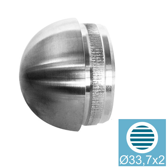 Félgömb végzáró kapaszkodóhoz