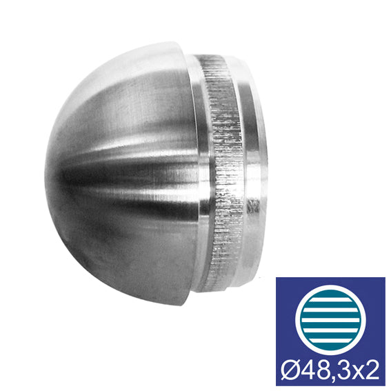 Félgömb végzáró kapaszkodóhoz