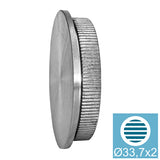 Lapos végzáró kapaszkodóhoz/oszlophoz (tömör)