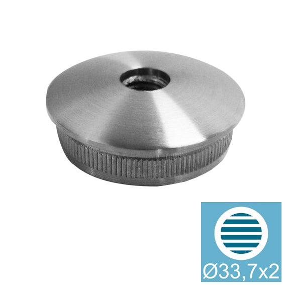 Korlátoszlop végzáró-kapaszkodó tartó elem