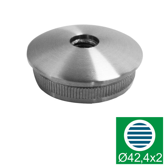 Korlátoszlop végzáró-kapaszkodó tartó elem