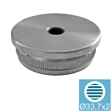 Korlátoszlop végzáró-kapaszkodó tartó elem