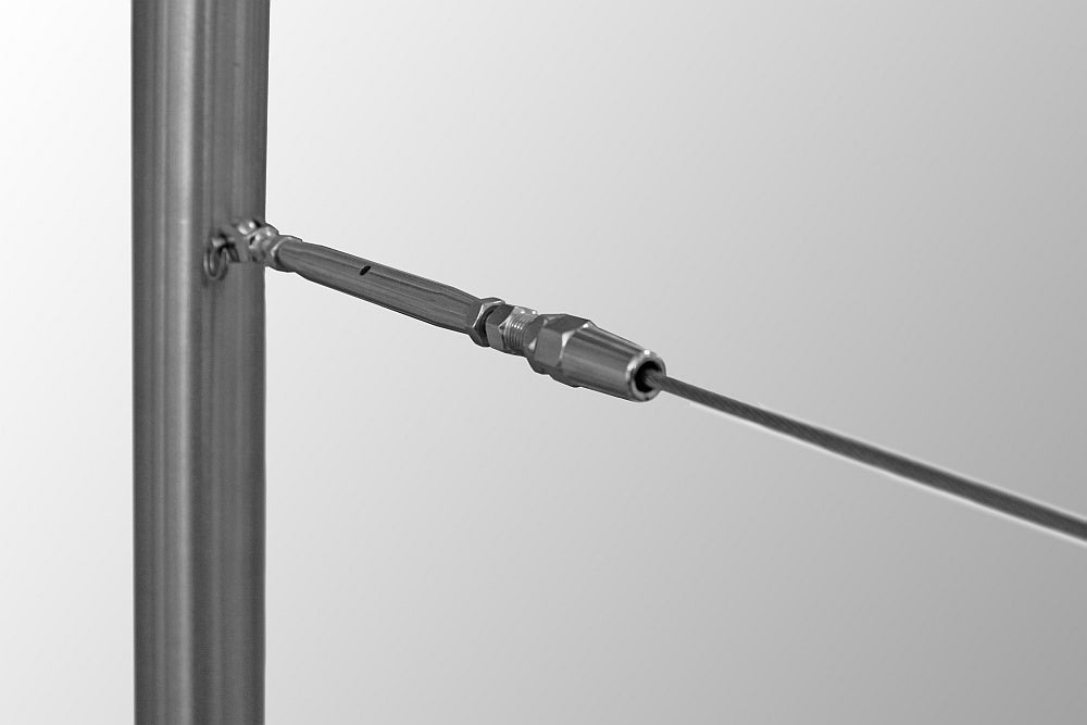 Rozsdam. beltéri 3mm sodronyfeszítő