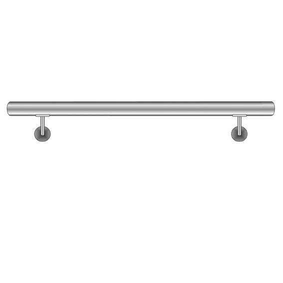 Rozsdamentes fali kapaszkodó, D42,4/L1000mm