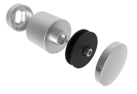 Falra szerelhető üvegtartó