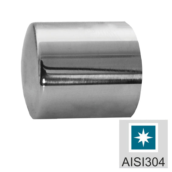 Polírozott hengeralakú véglezáró