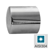 Polírozott hengeralakú véglezáró