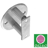 Korlátoszlop rögzítő falikonzoll-köralakú