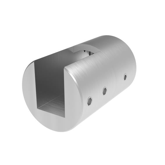 Jobbos rozsdam.hengeralakú üvegfogó zártszelvényre