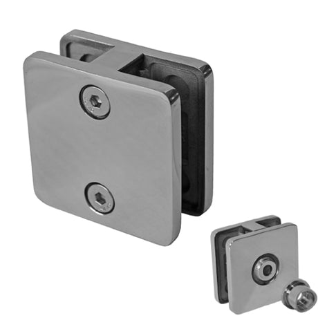 Rozsdam.polír.szögletes 180°pontüvegfogó-42,4csőre