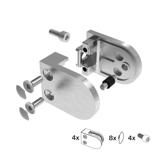 Tengelyirányú üvegmegfogók - set