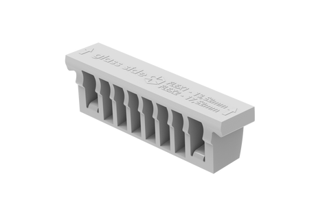 Ékelő és tömítő szett állítható rögzítésű üveghez - excenter