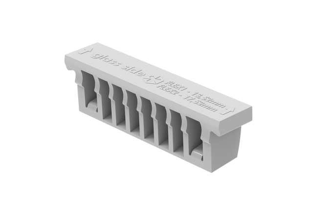 Ékelő és tömítő szett állítható rögzítésű üveghez - excenter