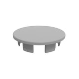 PVC szerelőnyílás takaró alumínium profilhoz, PVC, D20mm