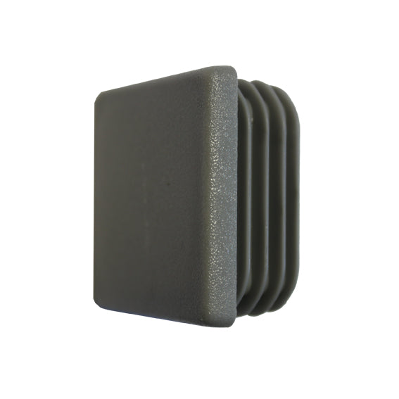 Csővéglezáró -szürke PVC PVC, 40x40mm