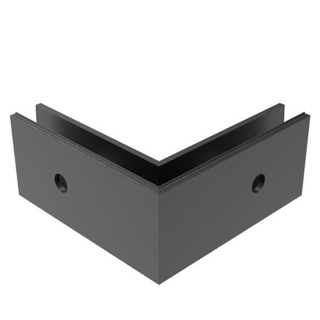 Alumínium profil - külső sarok (fekete)